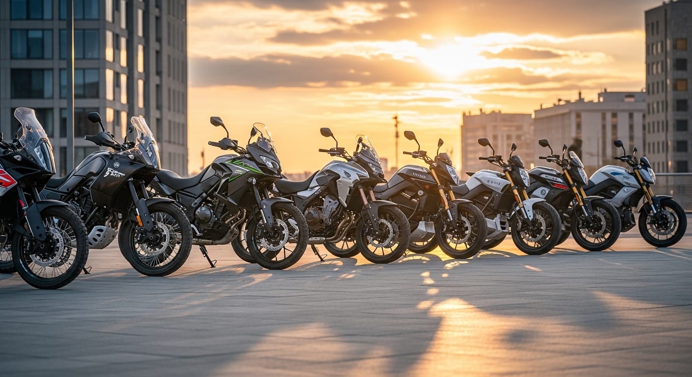 Middleweight, small adventure, and affordable electric motorcycles reflecting 2026 value trends