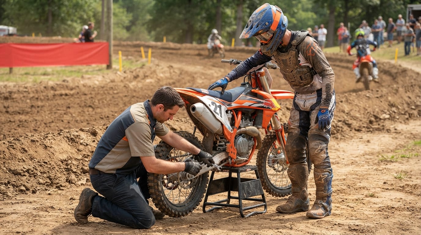Pre-ride safety checks after the Triumph TF450 recall 2026